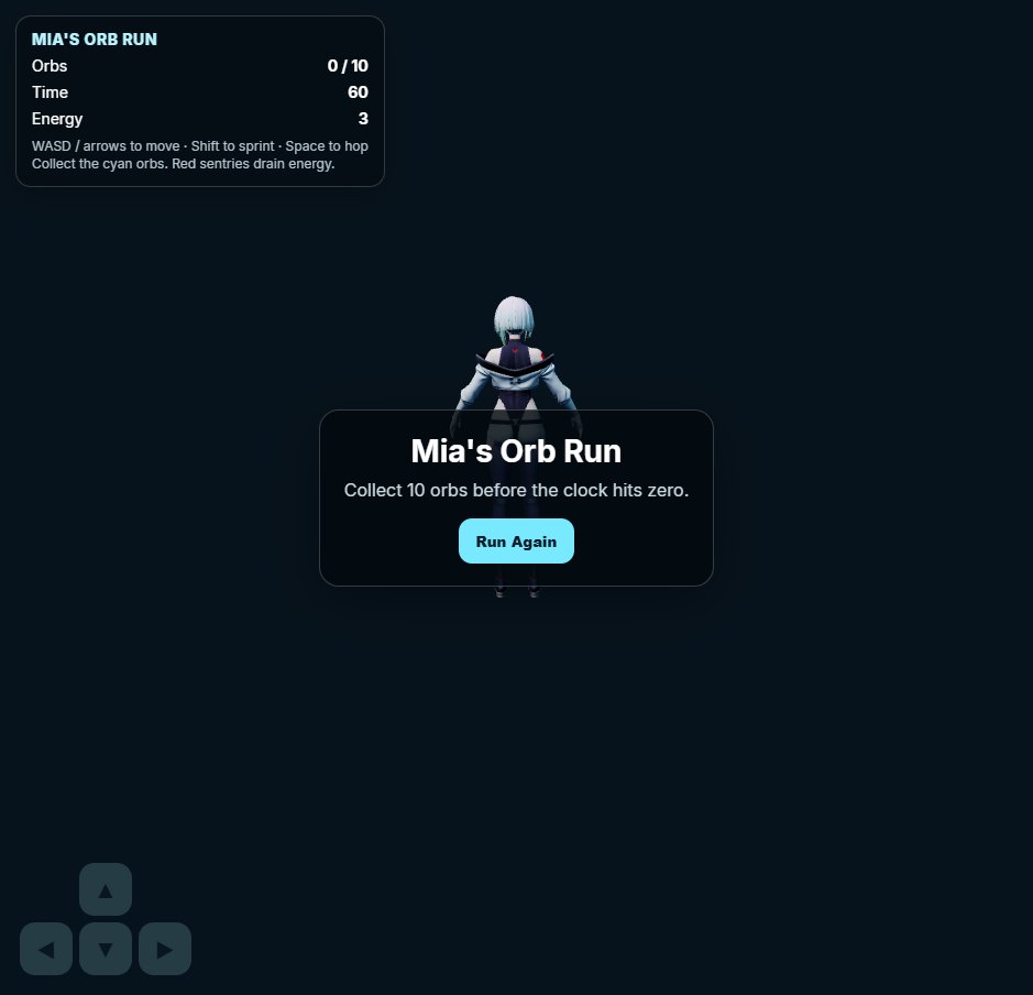 Mia's Orb Run screenshot
