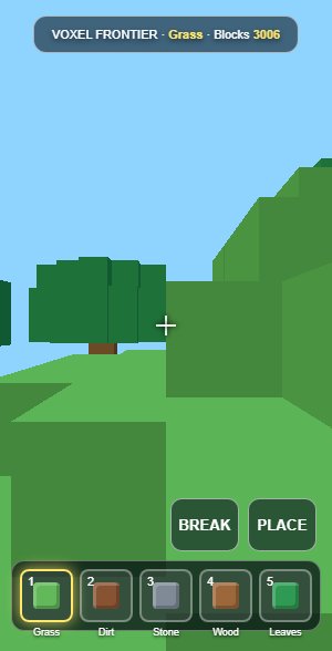 Voxel Frontier screenshot