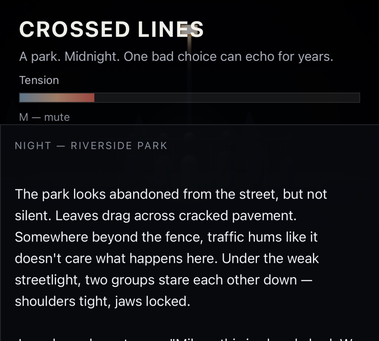 Crossed Lines screenshot