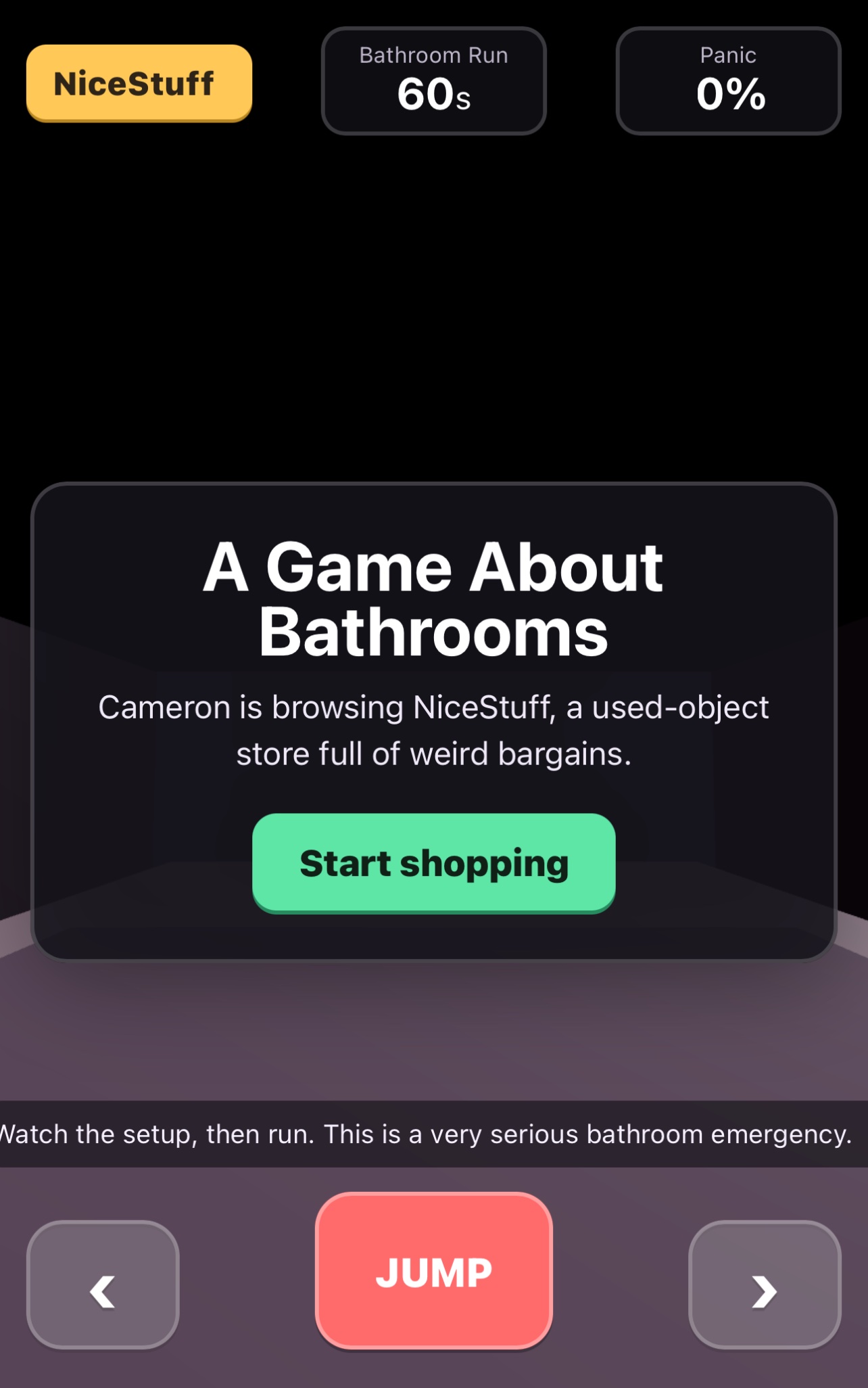 A Game About Bathrooms screenshot