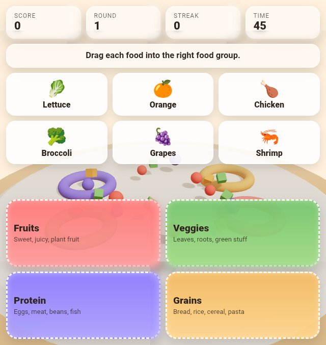 Food Sort screenshot