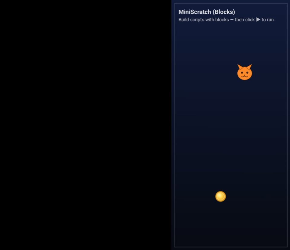 MiniScratch screenshot