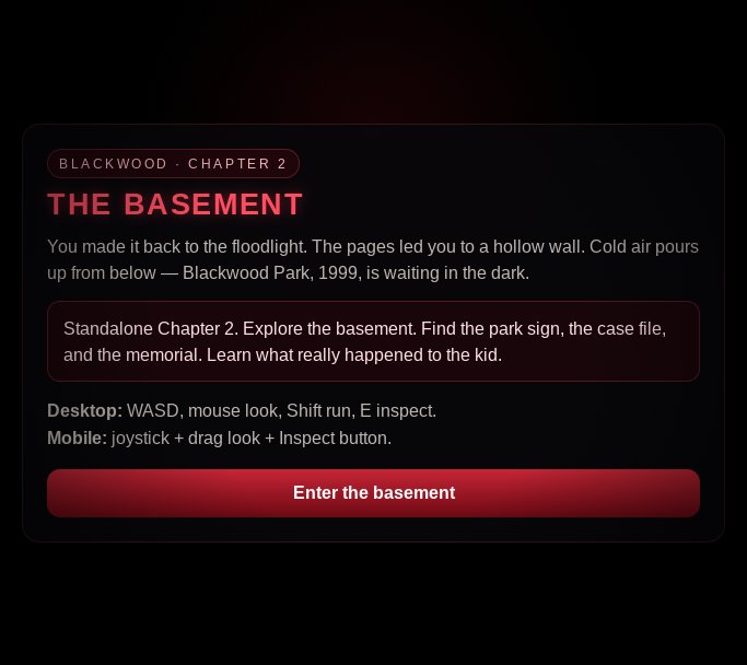 Blackwood Ch.2 Basement screenshot