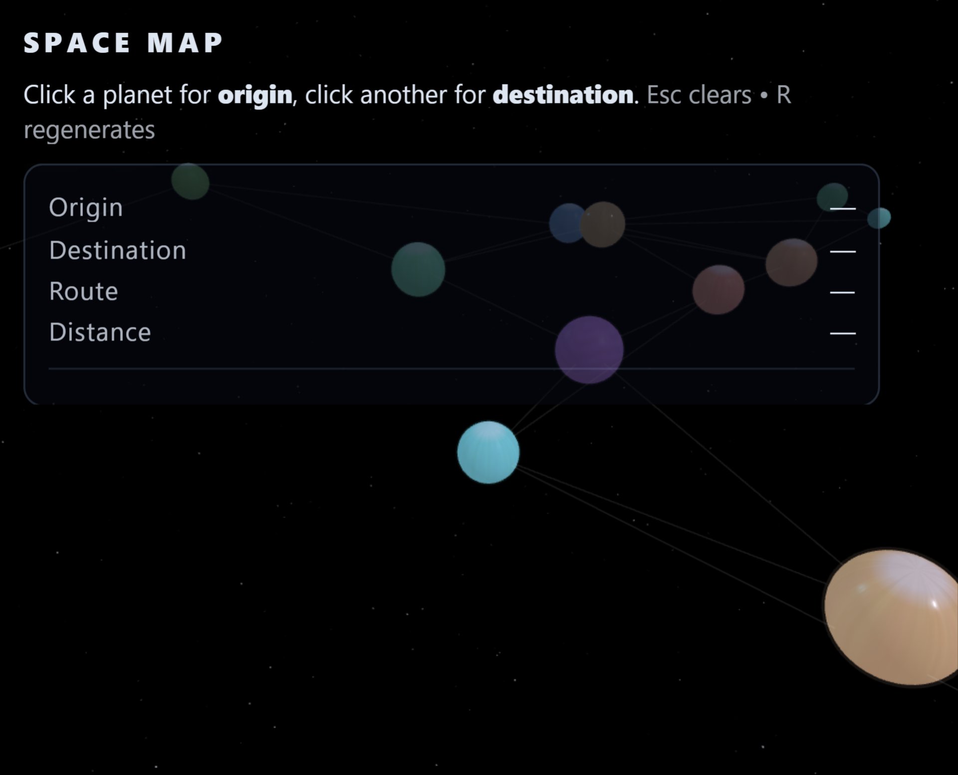 Space Map screenshot