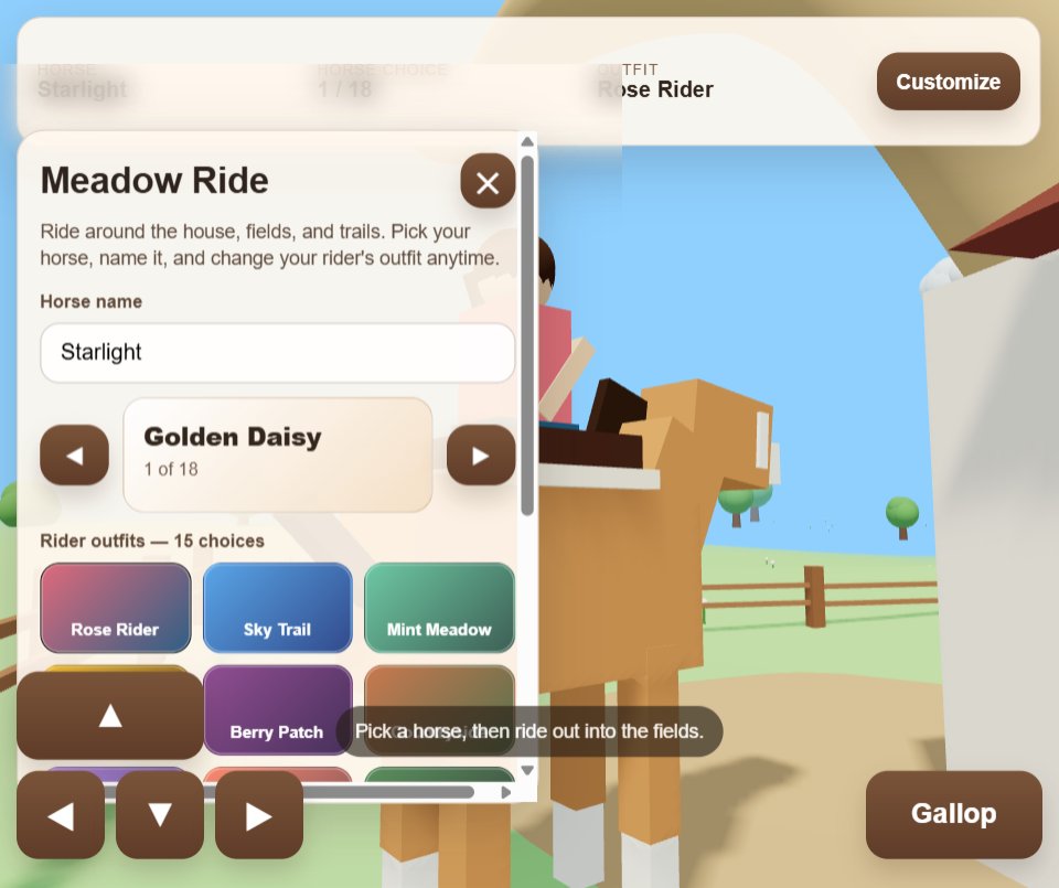 Meadow Ride screenshot