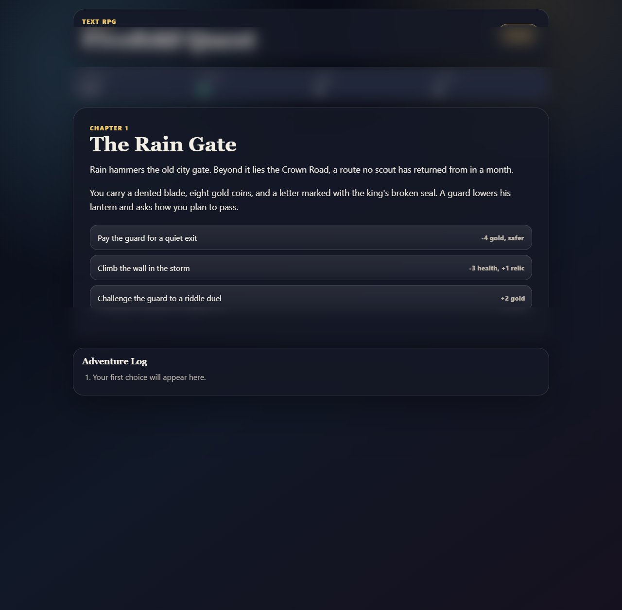 Fivefold Quest screenshot