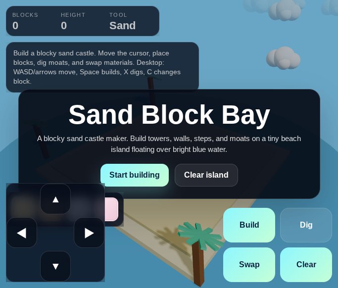 Sand Block Bay screenshot