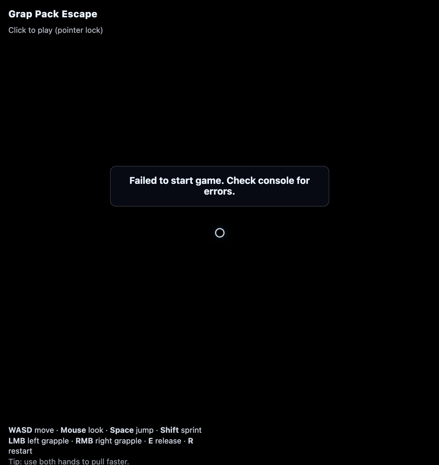 Grap Pack Escape