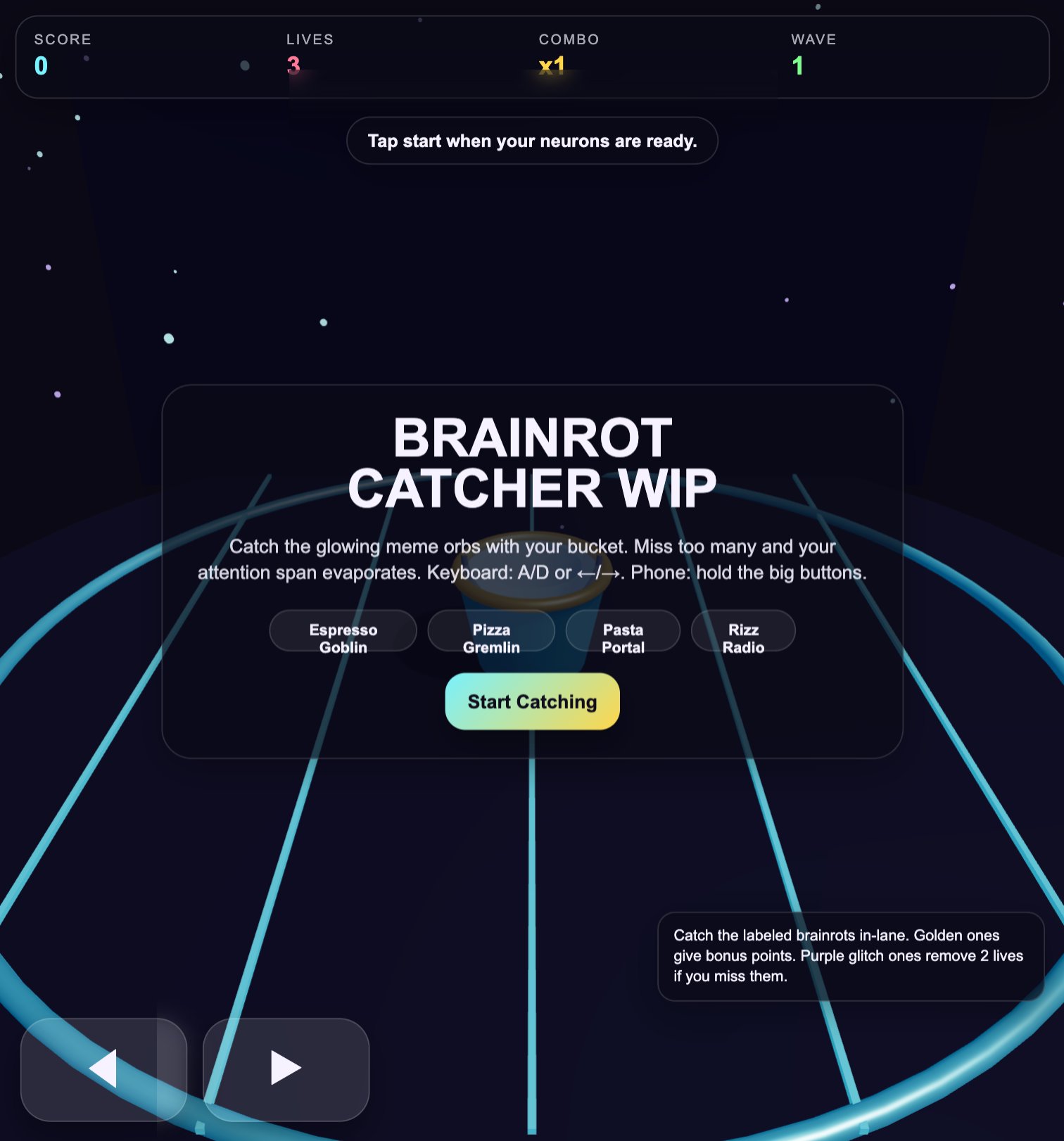 Brainrot Catcher WIP screenshot