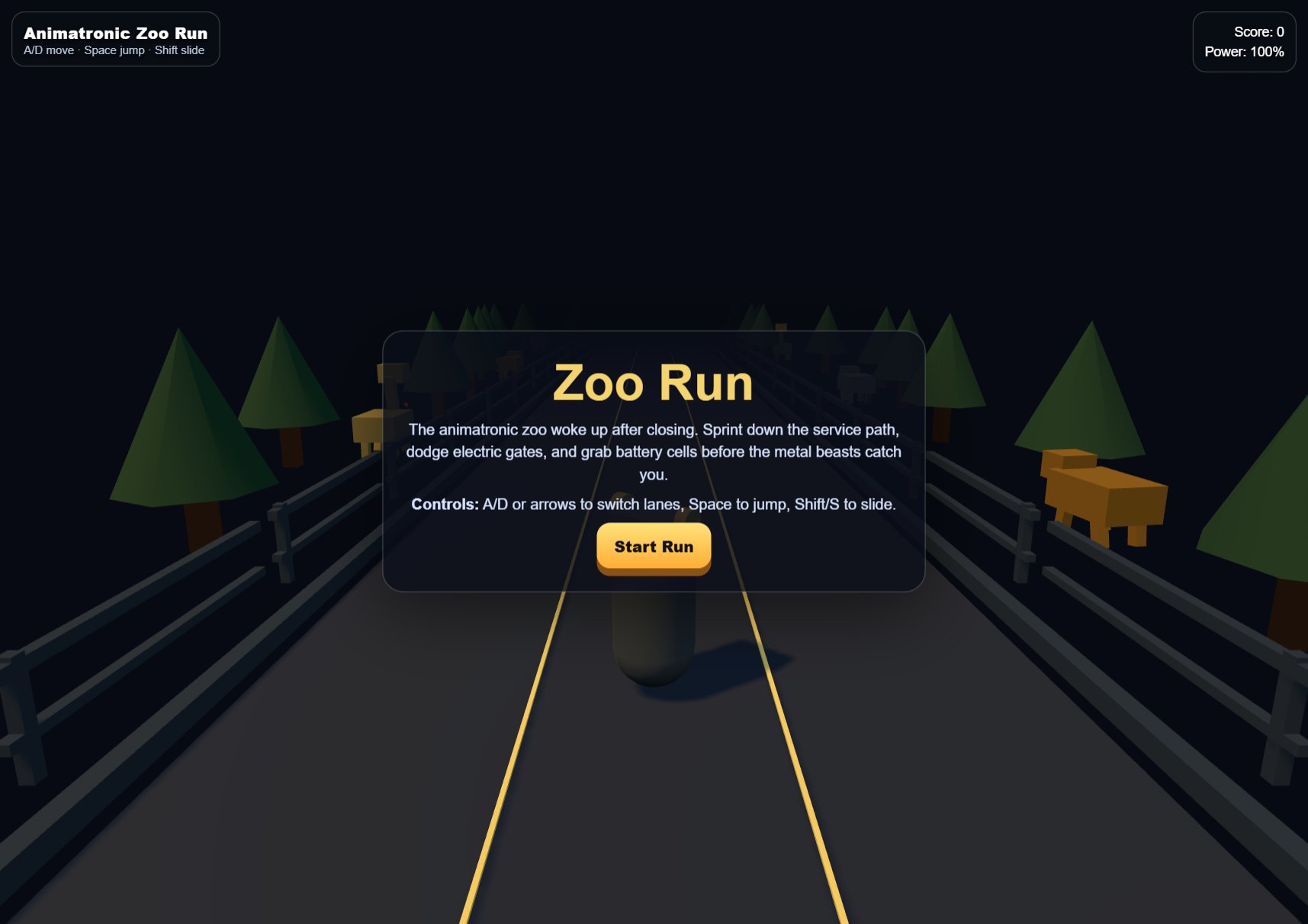 Abandoned Zoo Run