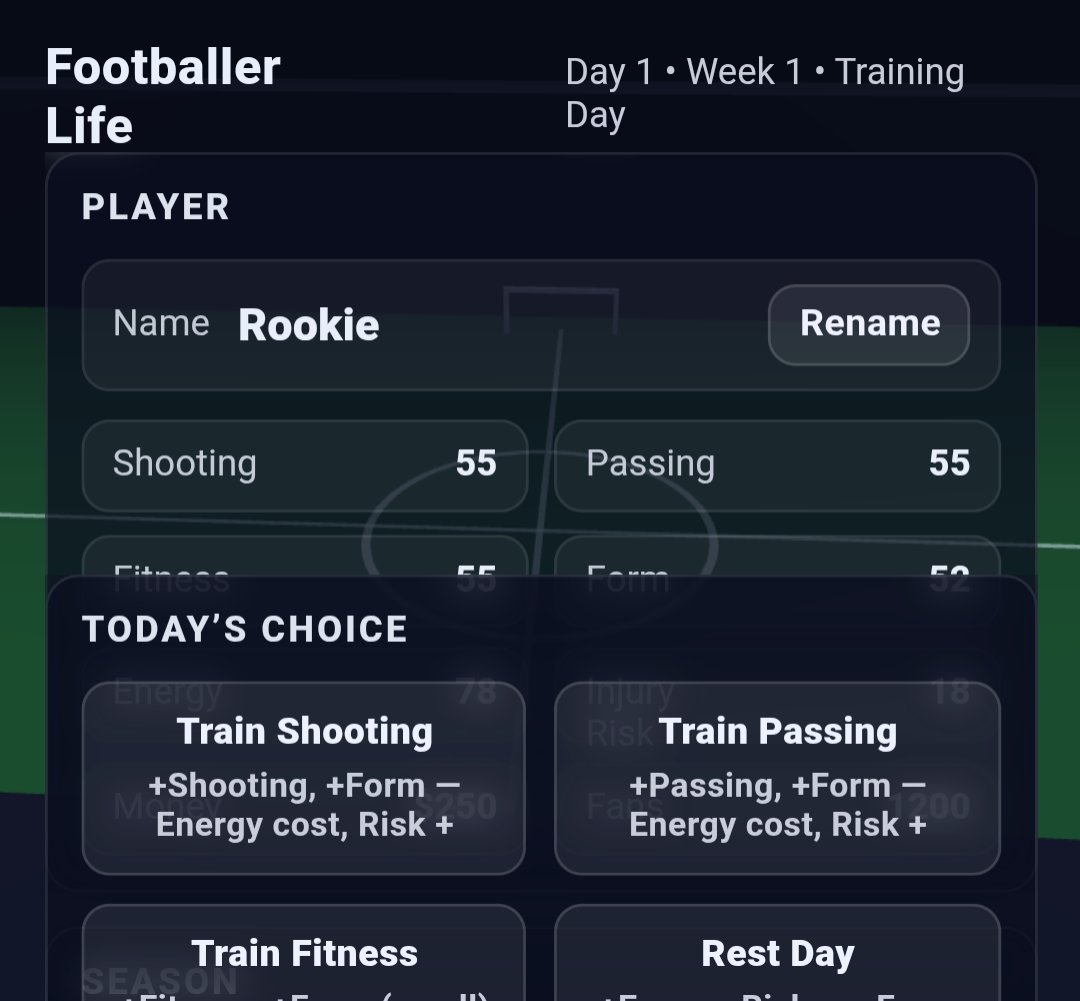 Footballer Life screenshot