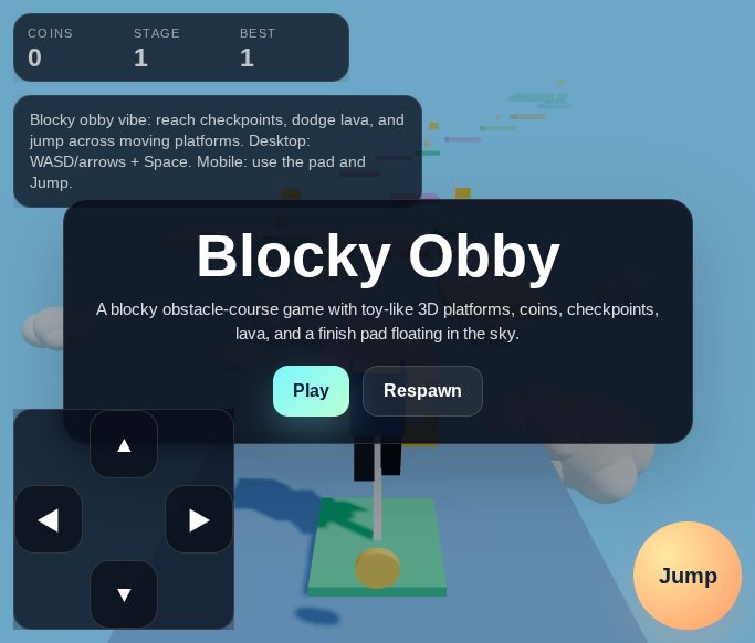 Blocky Obby screenshot