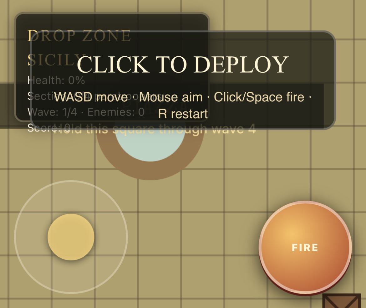Drop Zone Sicily screenshot