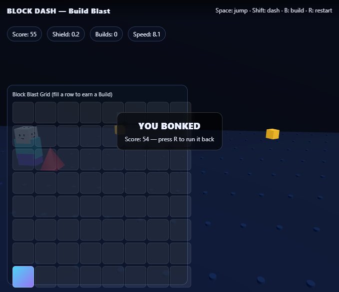 Block Dash screenshot