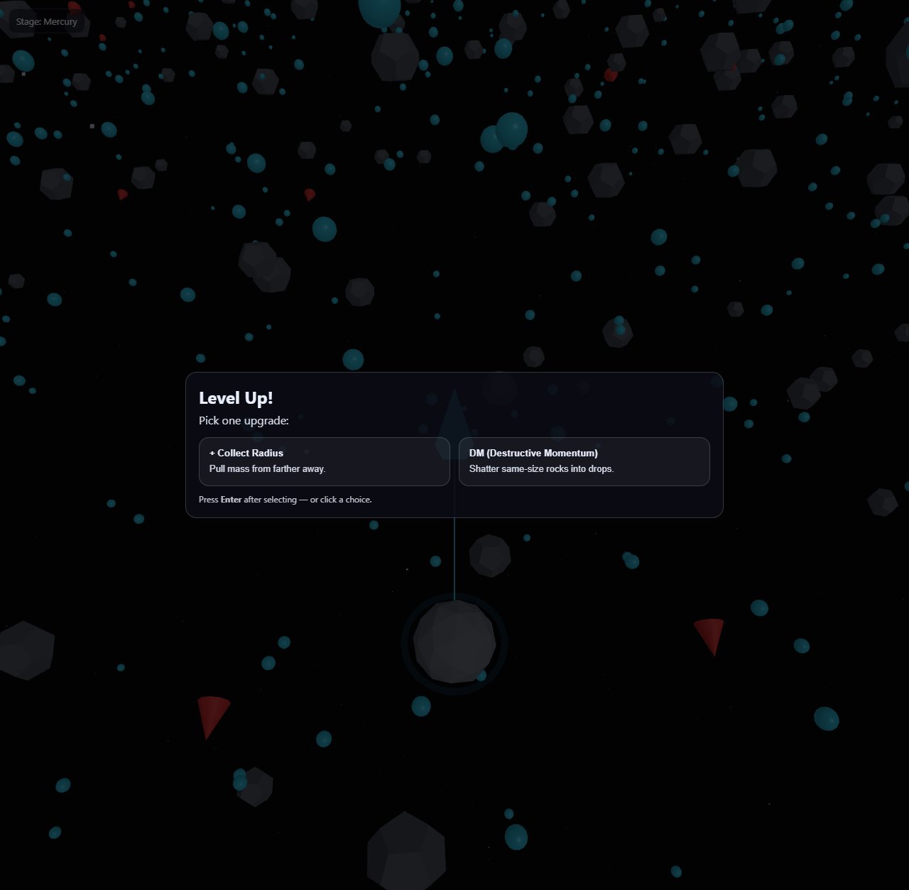 Meteorite Growth screenshot