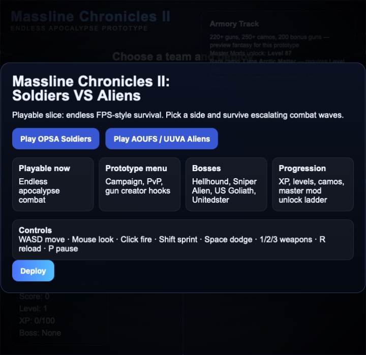 Massline Chronicles II screenshot