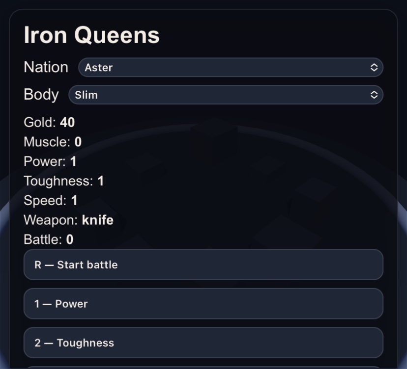 Iron Queens screenshot