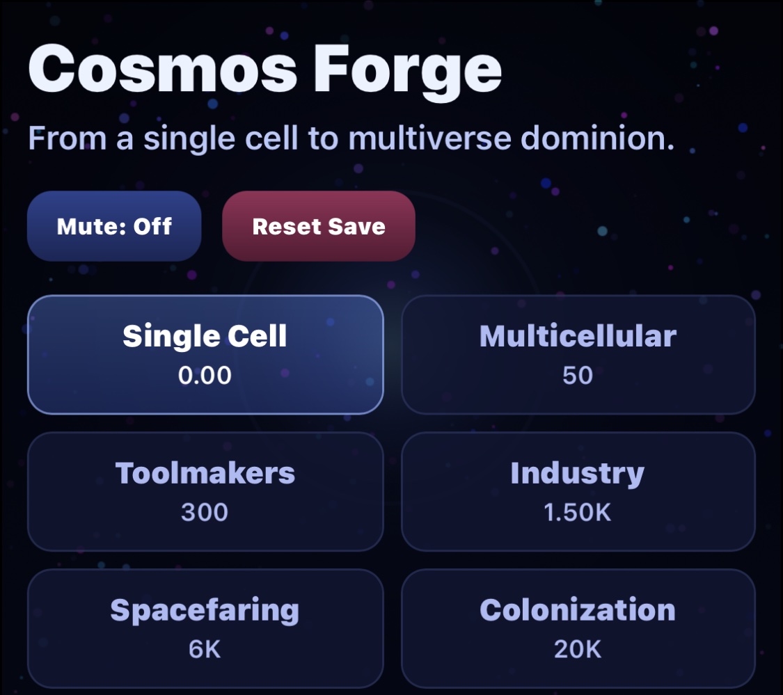 Cosmos Forge screenshot
