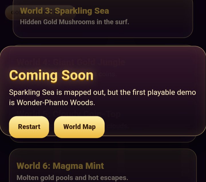 Gold Phanto Rush screenshot