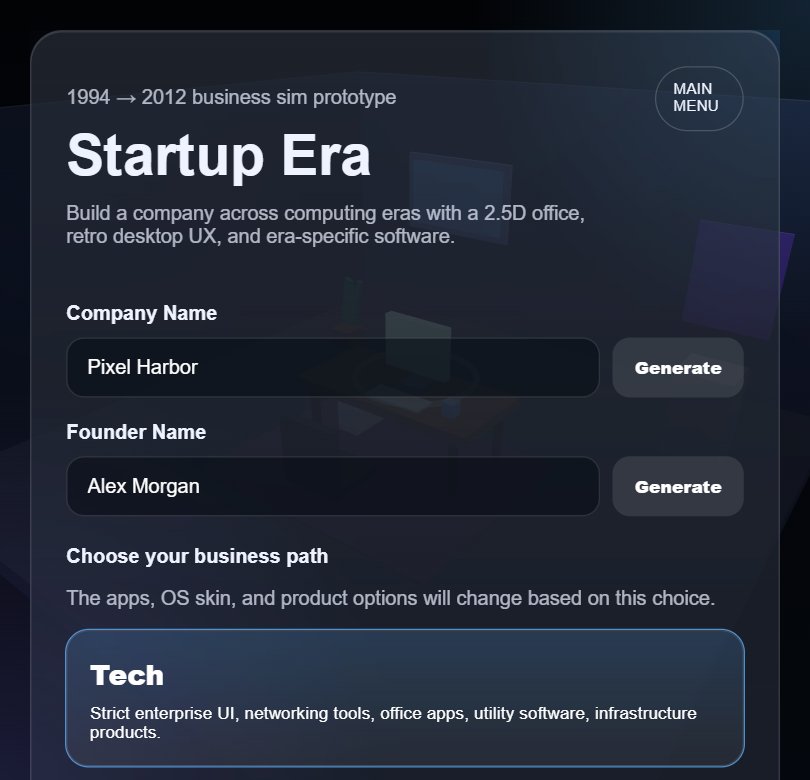Startup Era