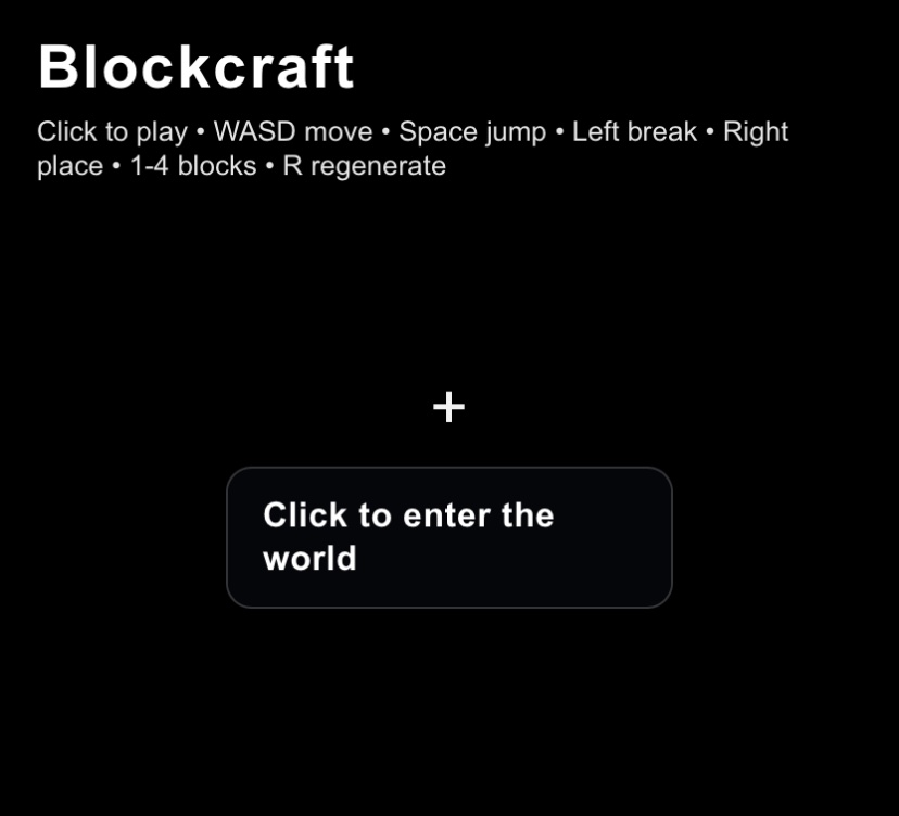 Blockcraft screenshot