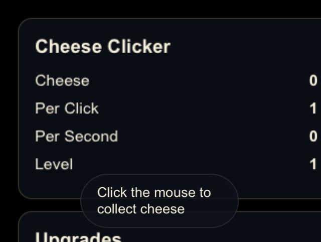 Cheese Clicker screenshot