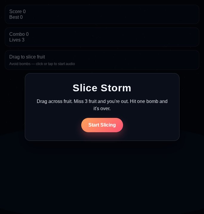 Slice Storm screenshot