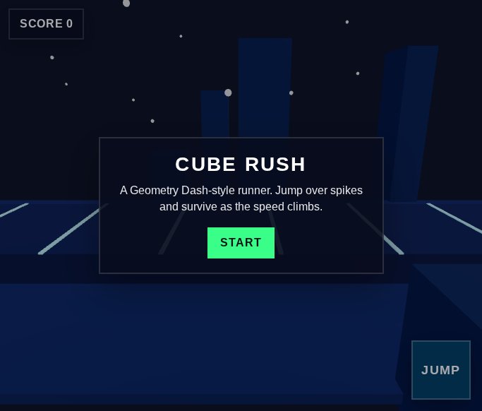 Cube Rush screenshot