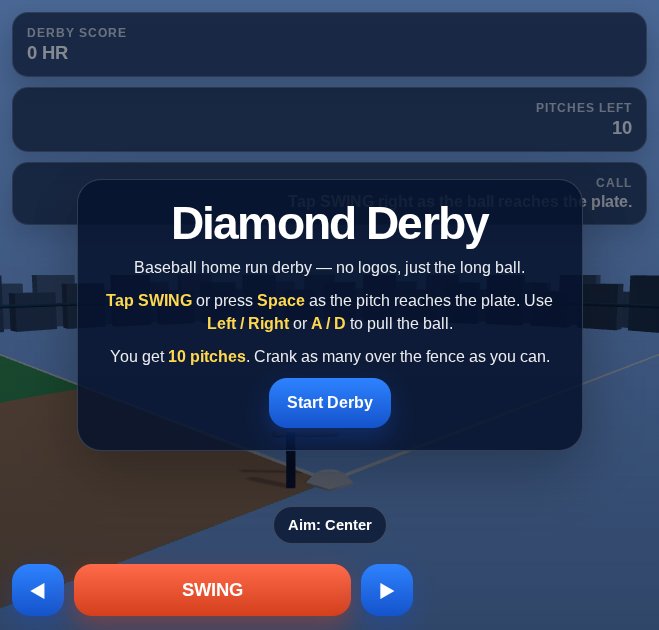Diamond Derby screenshot