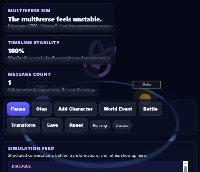 Multiverse Sim screenshot