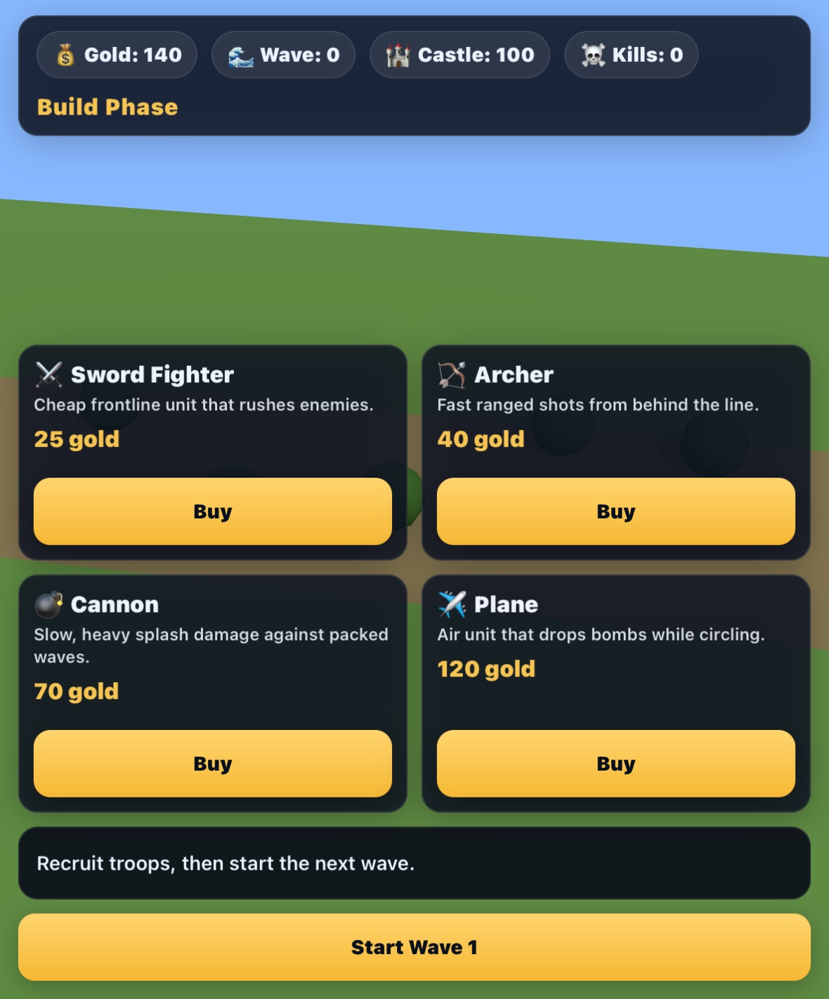 Kingdom Wars screenshot