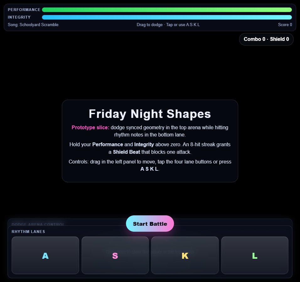 Friday Night Shapes screenshot