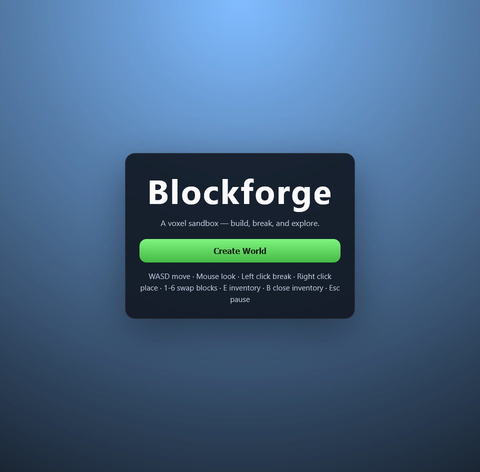 Blockforge screenshot
