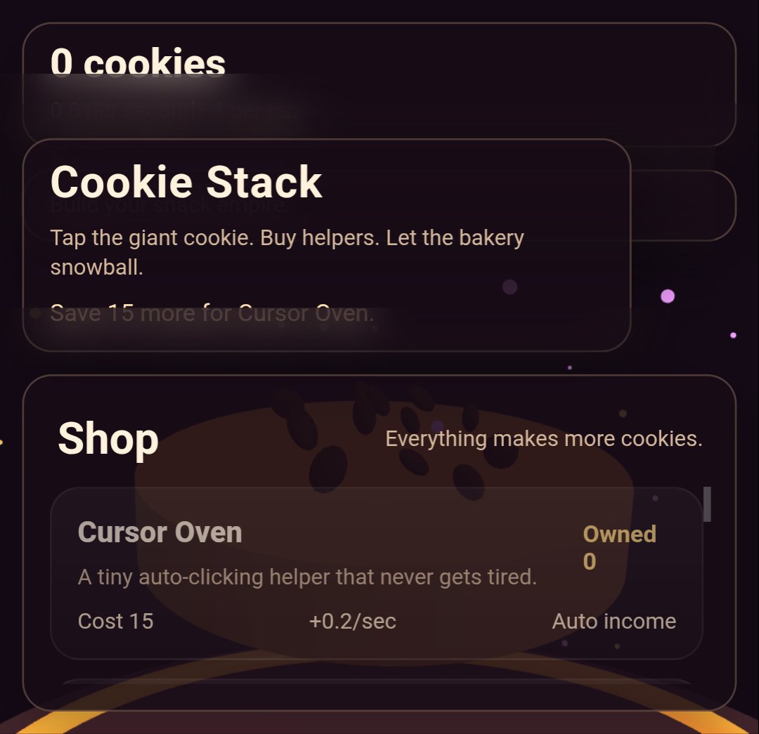 Cookie Stack screenshot