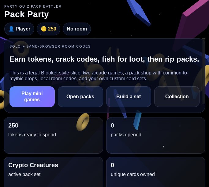 Pack Party screenshot
