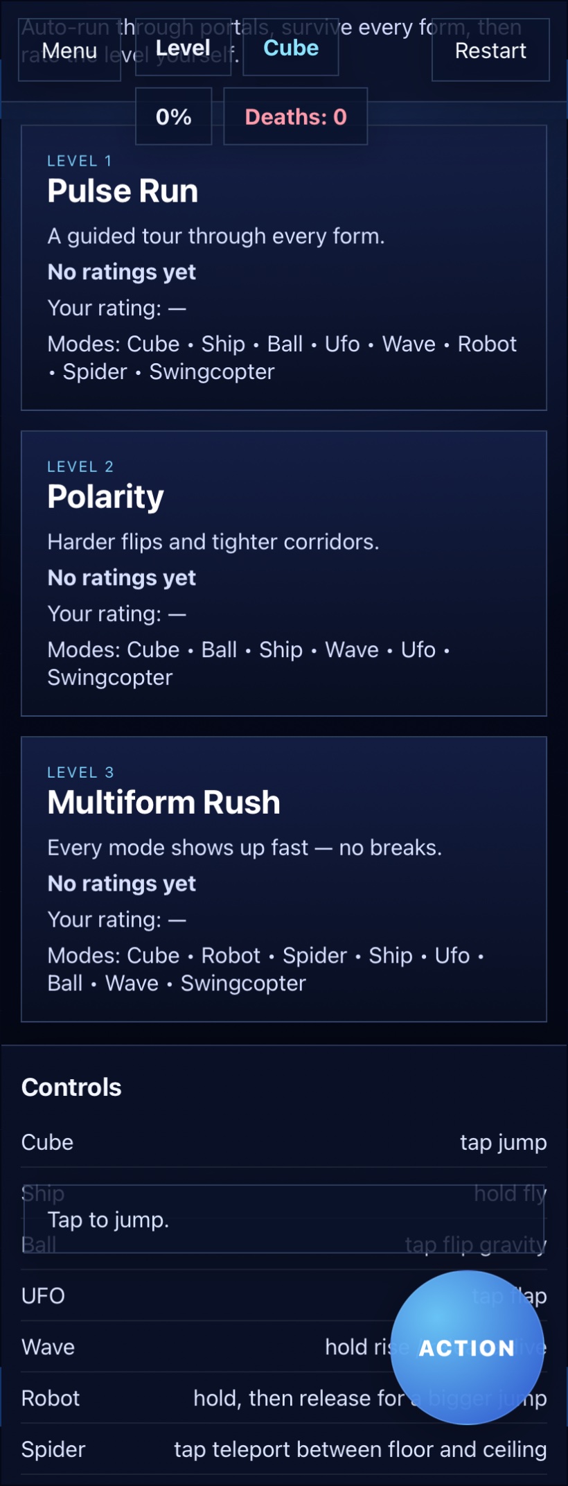 Dash Modes screenshot