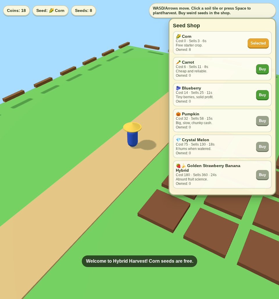 Hybrid Harvest screenshot