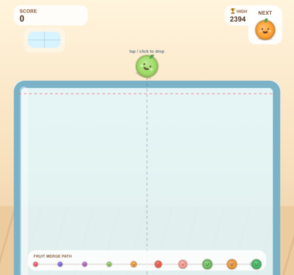 Fruit Cat Drop screenshot