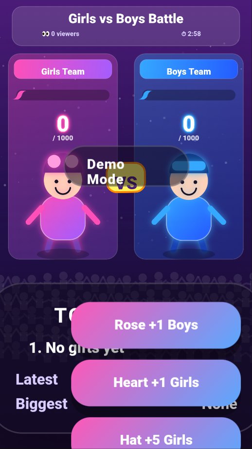 Girls vs Boys Battle