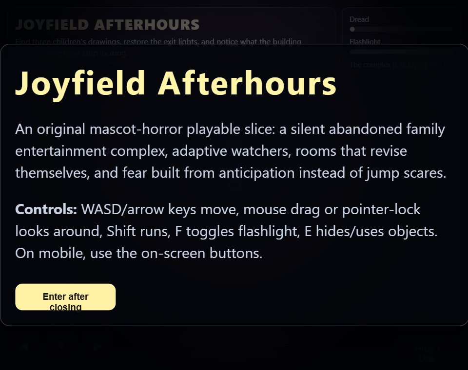 Joyfield Afterhours