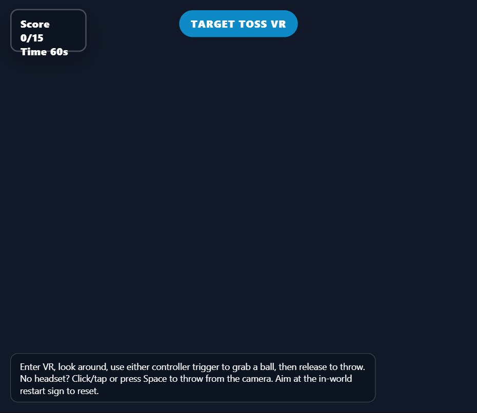 Target Toss VR screenshot