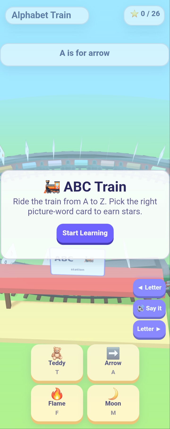 Alphabet Train screenshot