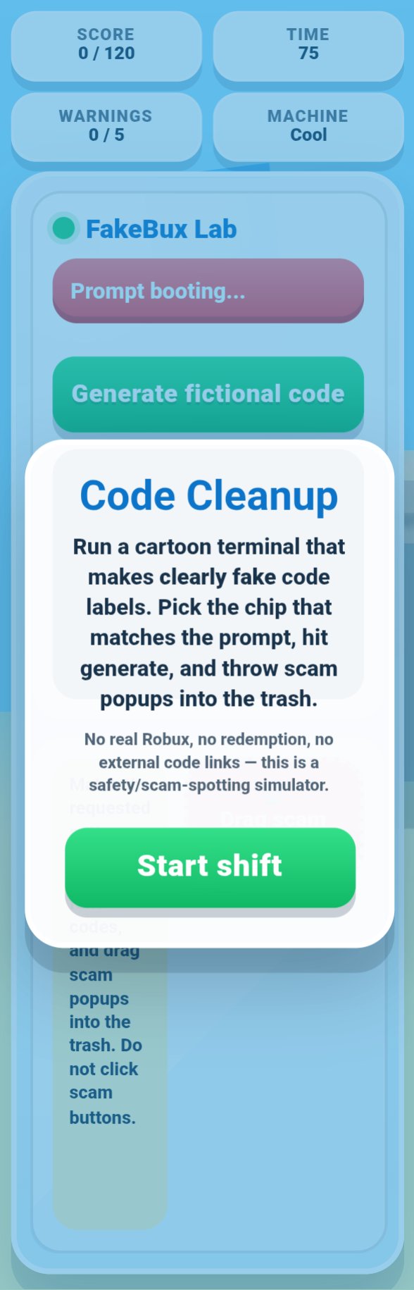 Code Cleanup screenshot