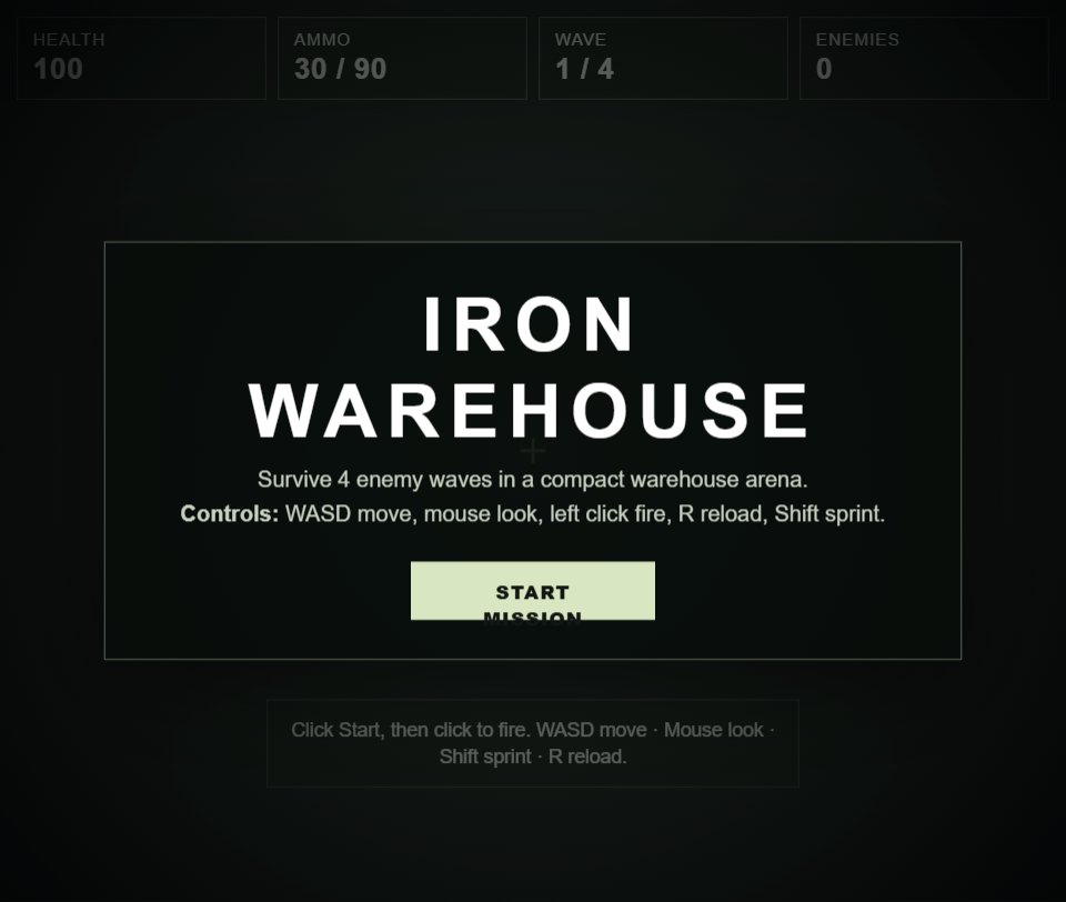 Iron Warehouse WITH SPECIAL GUNS TO DO YOUR JOB screenshot