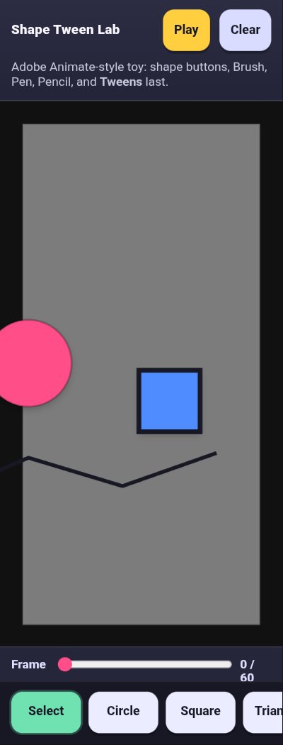 Shape Tween Lab