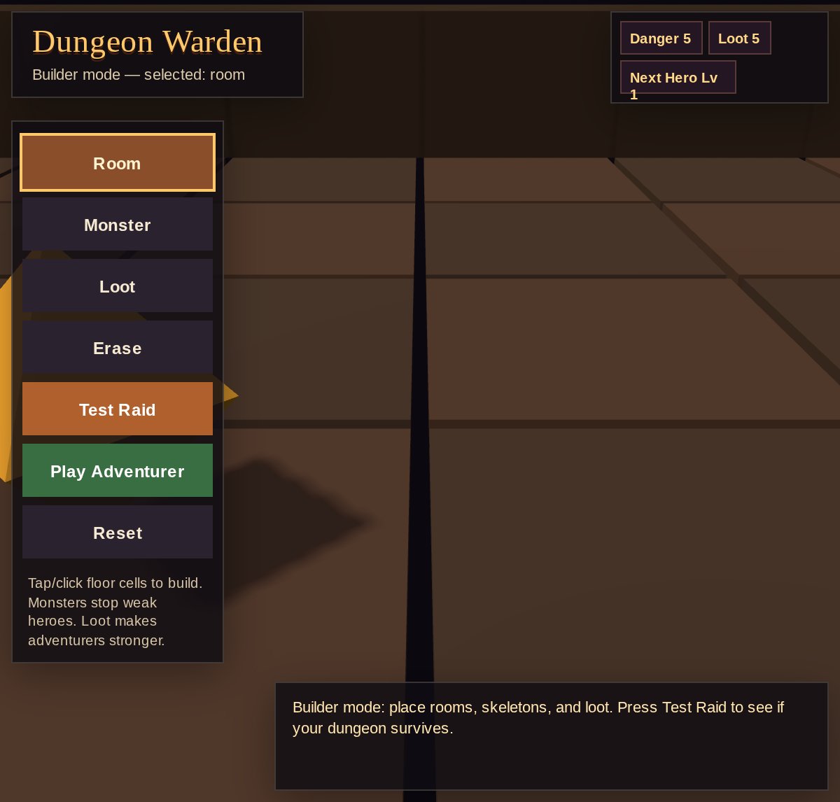 Dungeon Warden screenshot