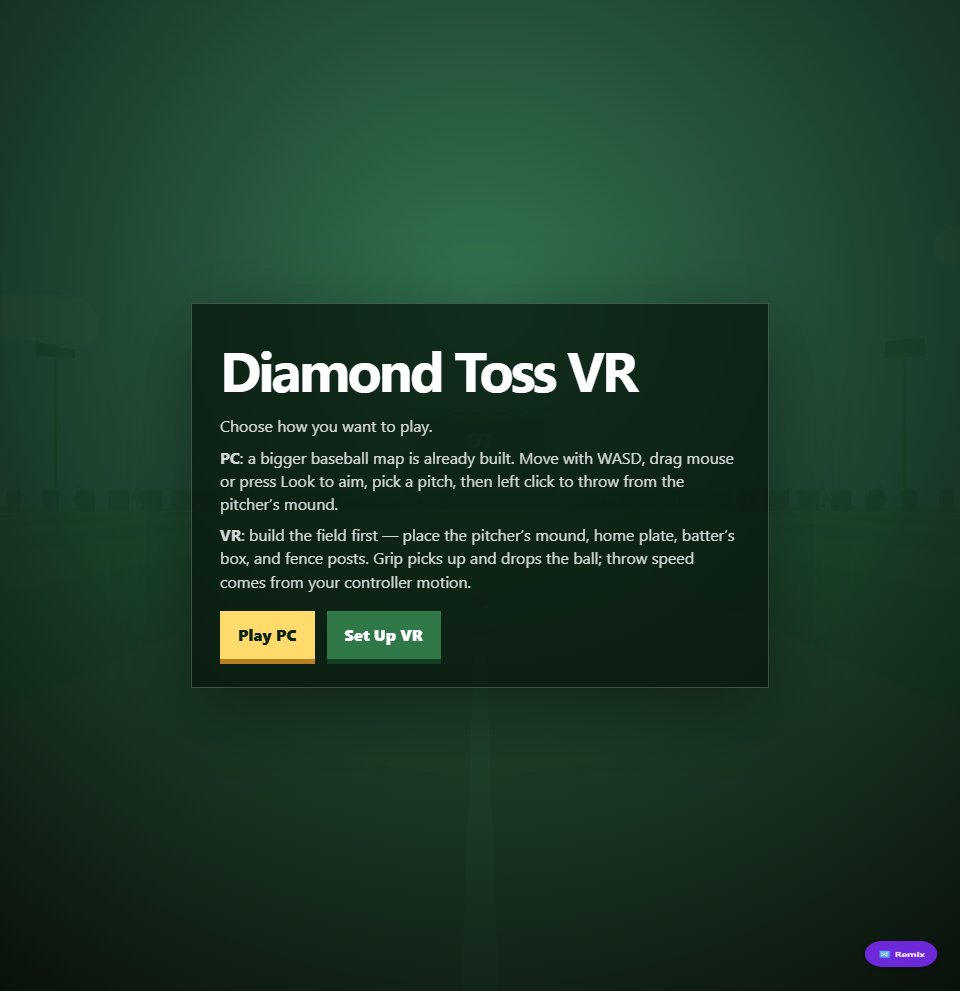 Remix of Diamond Toss VR
