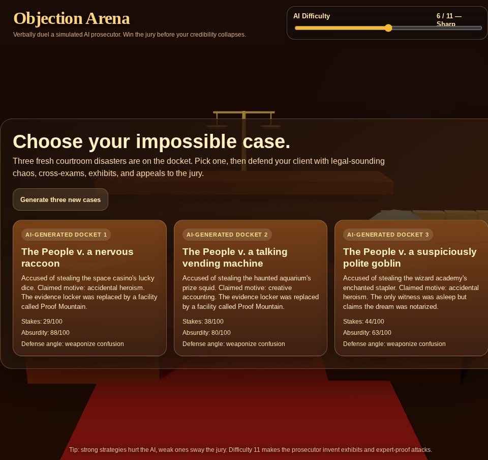 Objection Arena screenshot