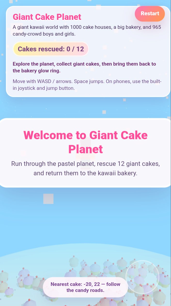 Giant Cake Planet