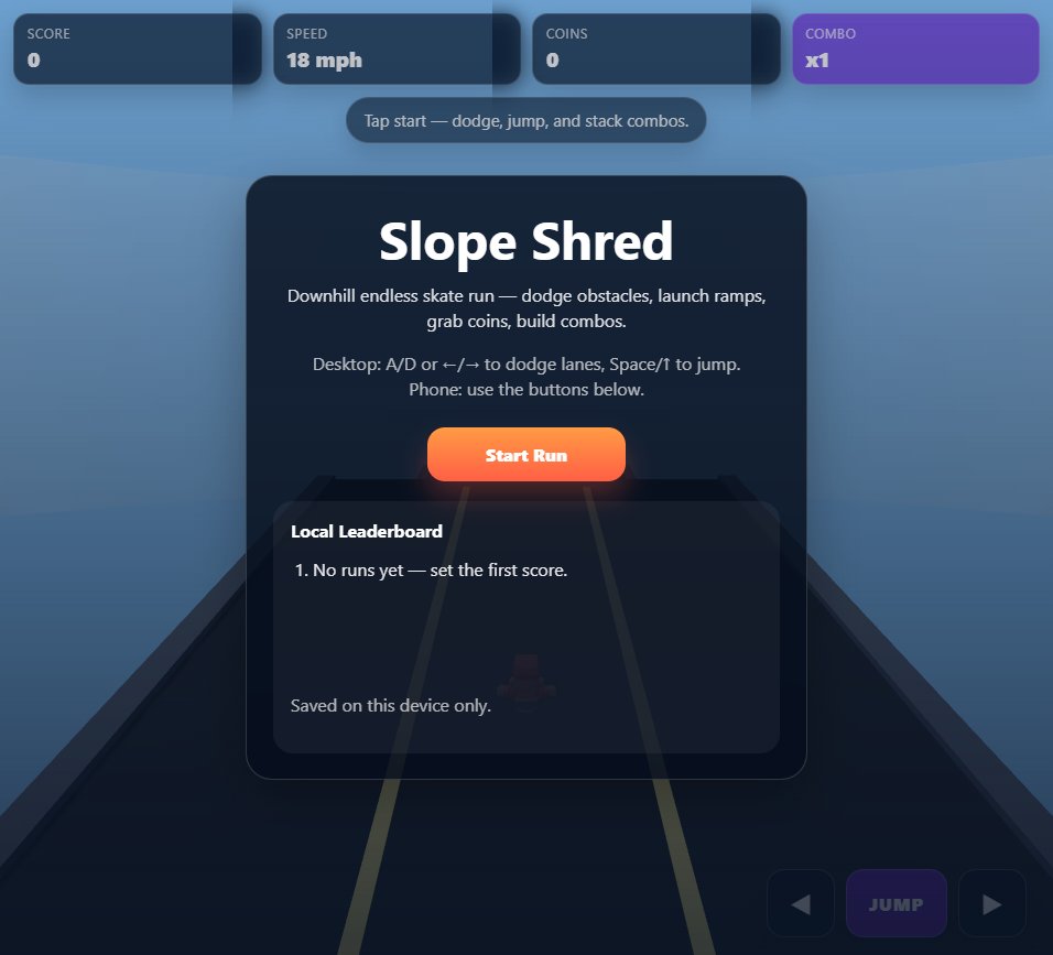 Slope Shred screenshot